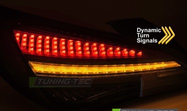 Задні ліхтарі full led стопи Mercedes CLA C117 чорні з червоним фото