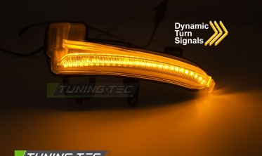 Діодні повороти в дзеркала Skoda Superb 3 2015-2018 тоновані фото