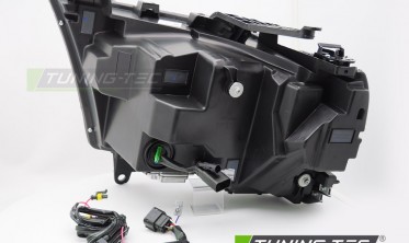 Передні фари full led Dodge Ram 1500 2019-2022 чорна тюнінг оптика фото