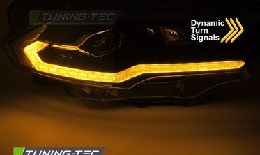 Діодні передні фари Ford Mustang 2018-2021 з функцією welcome lights фото