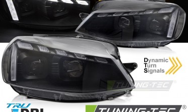 Чорні фари передні VW Golf 7 2017-2019 лед оптика тюнінгова фото