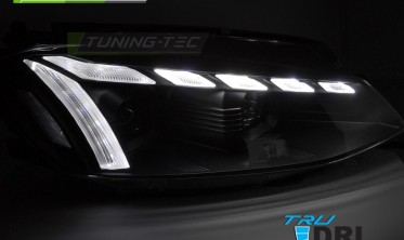 Чорні фари передні VW Golf 7 2017-2019 лед оптика тюнінгова фото