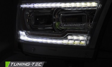 Передние диодные фары Dodge RAM 19-22 оптика full led фото