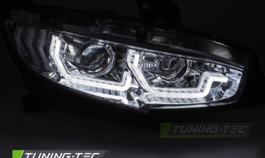 Тюнинг фары передние Honda Civic MK10 оптика с диодами фото