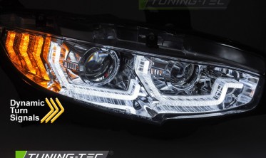 Тюнинг фары передние Honda Civic MK10 оптика с диодами фото