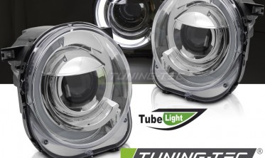 Діодні фари передні Jeep Renegade тюнінг оптика tube light фото