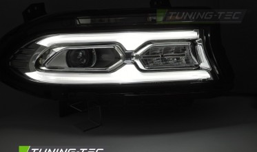 Передние диодные фары Dodge Charger 14-23 оптика full led фото