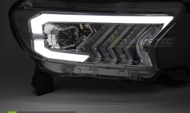 Фари передні full led Ford Ranger 16-22 оптика тюнінгова фото