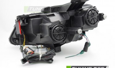 Передние черные фары full led Chevrolet Camaro 2016-2018 тюнинг оптика  фото
