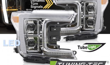 Передние фары Ford F150 MK13 2017-2020 тюнинг оптика full led фото