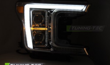 Передние фары Ford F150 MK13 2017-2020 тюнинг оптика full led фото