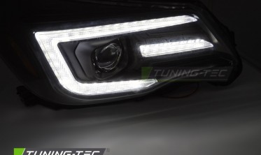 Передние фары под ксенон Subaru Forester 4 13-18 led оптика тюнинг фото