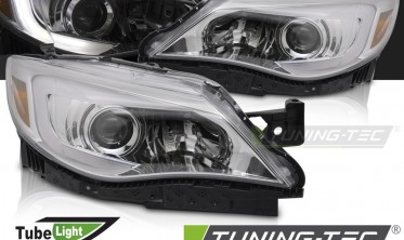 Передні тюнінг фари Subaru WRX 2008-2014 оптика з діодами фото