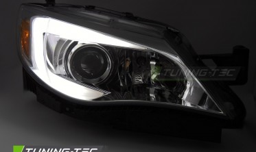 Передні тюнінг фари Subaru WRX 2008-2014 оптика з діодами фото