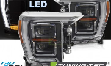 Тюнинг фары передние Ford F150 MK14 2020-2023 оптика full led фото