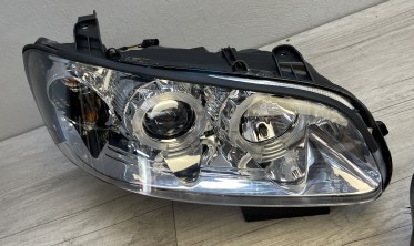 Тюнінгові фари передні Opel Omega B з кільцями Angel eyes фото