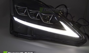 Тюнинговые фары передние Lexus IS 2006-2013 диодная оптика фото