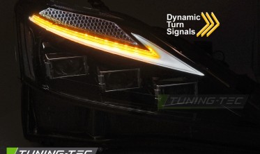Диодные фары передние Lexus IS 2006-2013 с функцией welcome lights фото
