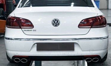 Насадка глушителя двойная овальная Buzzer ZZ2x110L левая фото