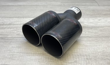 Насадка глушника з карбоном Buzzer ZZ2x87C подвійна фото