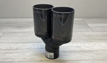 Насадка глушителя с карбоном Buzzer ZZ2x87C двойная фото