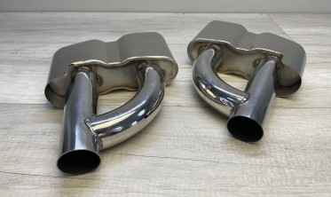 Насадки глушителя Mercedes W221 в стиле AMG фото