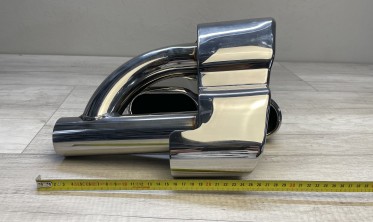Насадки глушителя Mercedes W221 в стиле AMG фото