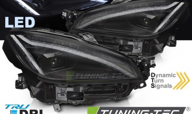 Диодные фары передние Toyota GR86 тюнинг оптика черная фото