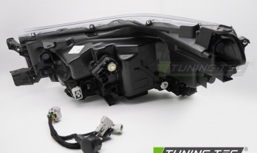 Тюнинг фары передние Toyota Hilux 2020- оптика черная full led фото