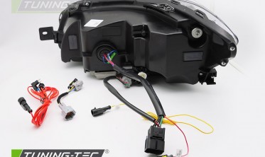 Черные лед фары передние Subaru WRX 2014-2022 тюнинг оптика с диодами фото