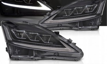 Тюнинговые фары передние Lexus IS 2006-2013 диодная оптика фото