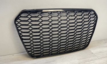 Тюнінгова решітка радіатора Audi A6 C7 11-14, чорний глянець фото