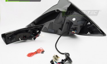 Задні лед ліхтарі Honda Civic MK10 X темні тюнінгові стопи фото