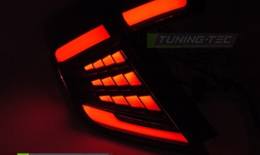 Тюнінгові ліхтарі задні Honda Civic MK10 X стопи чорні діодні фото
