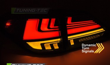 Тюнинговые фонари задние Lexus RX MK3 350 09-12 стопы черные диодные фото
