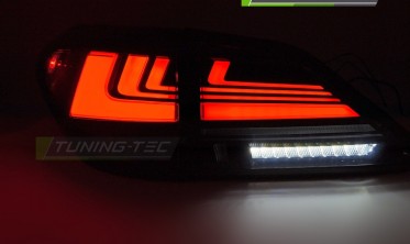 Тюнинговые фонари задние Lexus RX MK3 350 09-12 стопы черные диодные фото