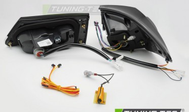 Задні лед ліхтарі Lexus IS 06-13 темні тюнінгові стопи фото