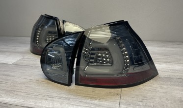 LED BAR тоновані ліхтарі задні з діодами VW Golf 5 фото