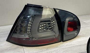 LED BAR тоновані ліхтарі задні з діодами VW Golf 5 фото