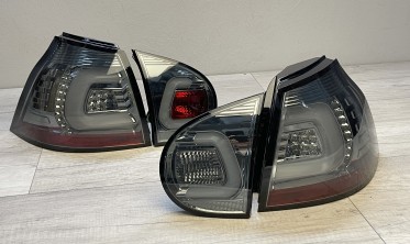 LED BAR тоновані ліхтарі задні з діодами VW Golf 5 фото