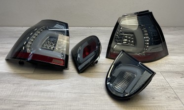 LED BAR тоновані ліхтарі задні з діодами VW Golf 5 фото