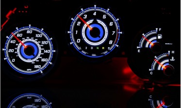 Тюнинг накладки на шкалы приборов Toyota Supra вар. 1 фото