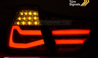 Темні діодні ліхтарі задні BMW 3 sedan E90 LCI 2009-2011 led bar фото