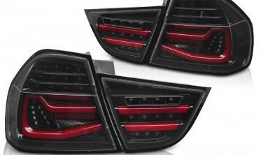 Темні діодні ліхтарі задні BMW 3 sedan E90 LCI 2009-2011 led bar фото