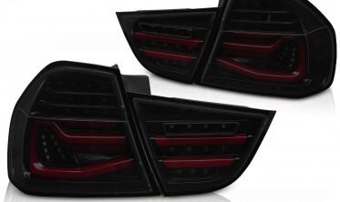 Фонари задние full led BMW 3 sedan E90 LCI 2009-2011 black smoke фото
