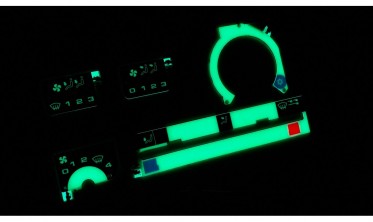 Плазменные вставки в панель управления отопителем Volkswagen T4 фото