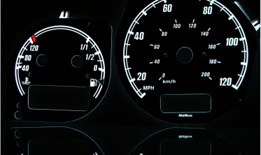 Плазменные накладки на шкалы приборов Volkswagen LT 1997-2004 вар.1  фото