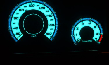 Тюнінг накладки (вставки) в щиток приладів Volkswagen LT 1997-2004 версія з тахографом фото
