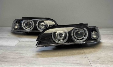 Фари передні BMW E39 Depo з кільцями Angel Eyes фото