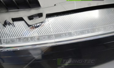 Передні фари галогенові Fiat Punto 2 FL 2003-2007 чорні фото